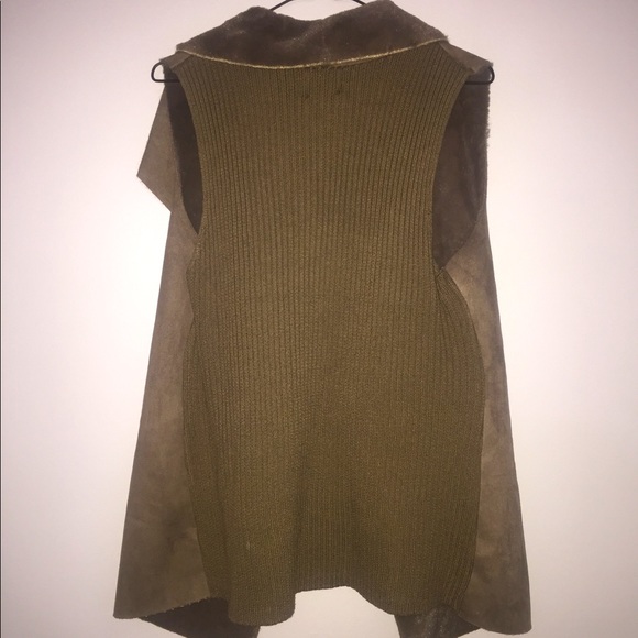 NWT Taupe Brown Vest (size L) - Picture 2 of 5